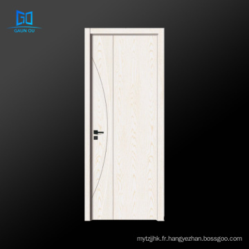 Panneaux à double panneaux standard européens Portes de style swing pour la porte en bois de maison GO-EG01